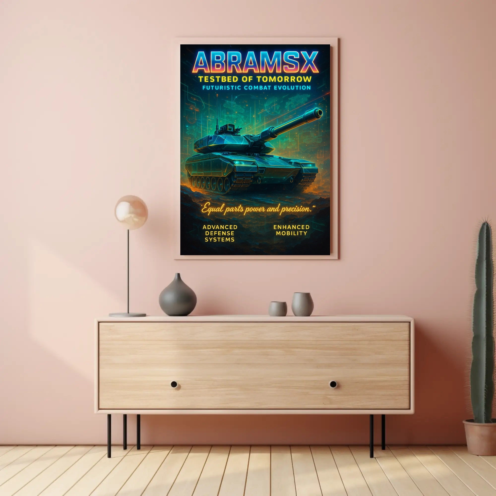 AbramsX Testbed of Tomorrow Poster PosterGoat