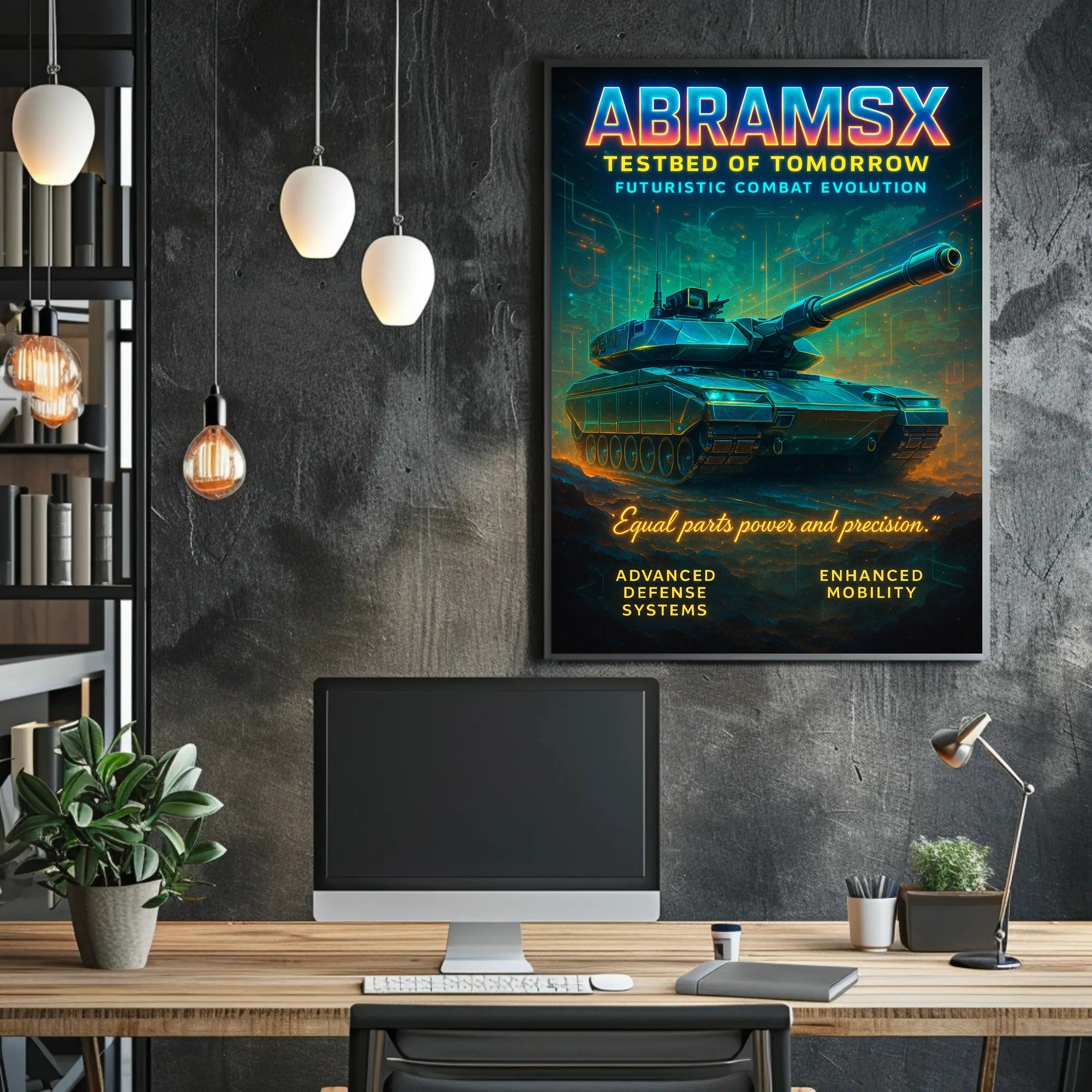 AbramsX Testbed of Tomorrow Poster PosterGoat