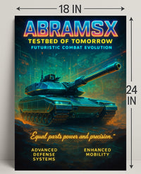 AbramsX Testbed of Tomorrow Poster PosterGoat