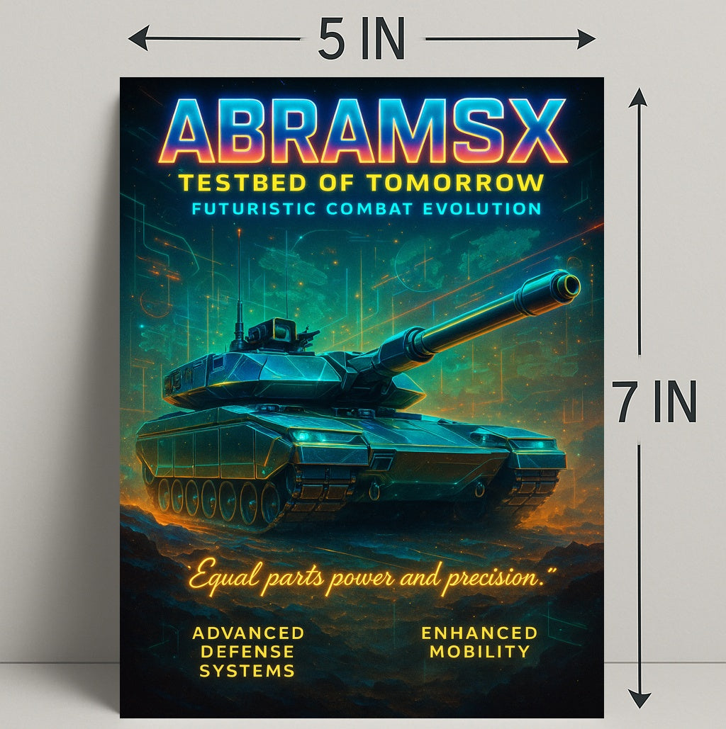 AbramsX Testbed of Tomorrow Poster PosterGoat