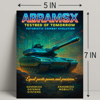 AbramsX Testbed of Tomorrow Poster PosterGoat