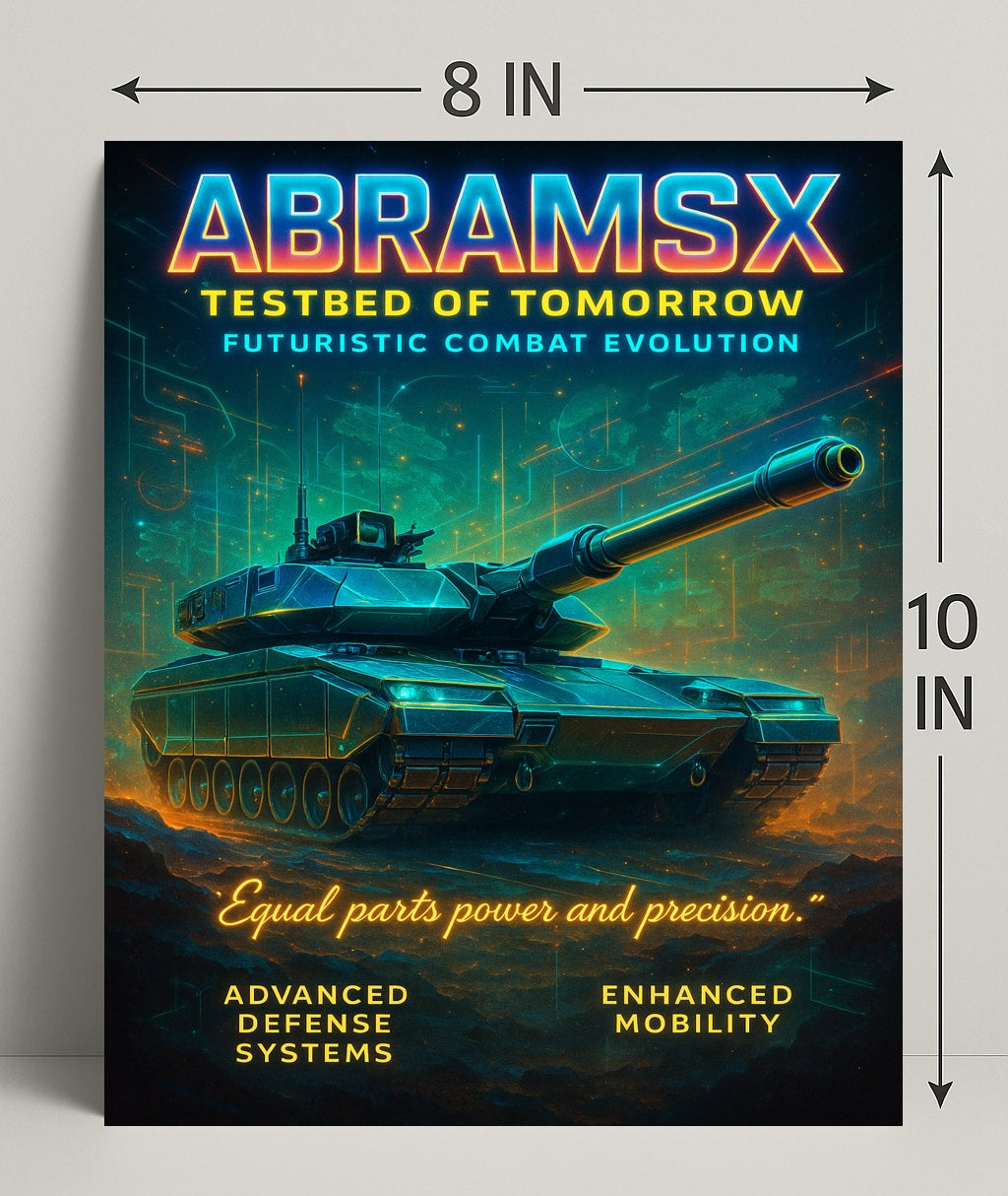 AbramsX Testbed of Tomorrow Poster PosterGoat