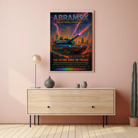 AbramsX – The Future Rides on Treads Poster PosterGoat