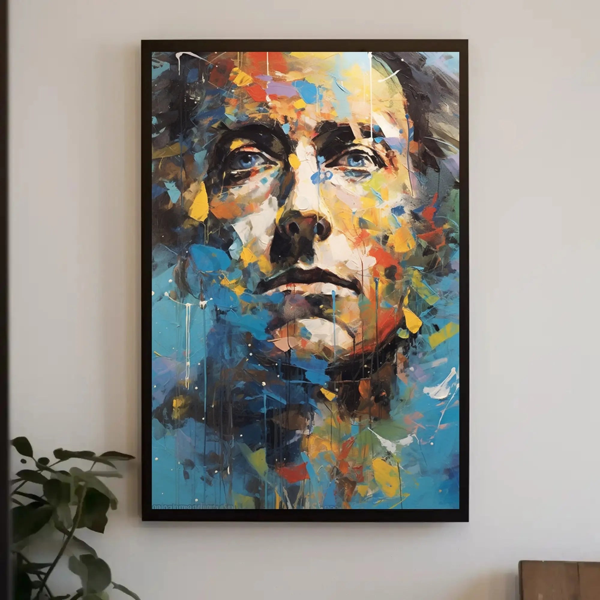 Abstract Expressionism Portrait Poster for Contemporary Art Enthusiasts PosterGoat