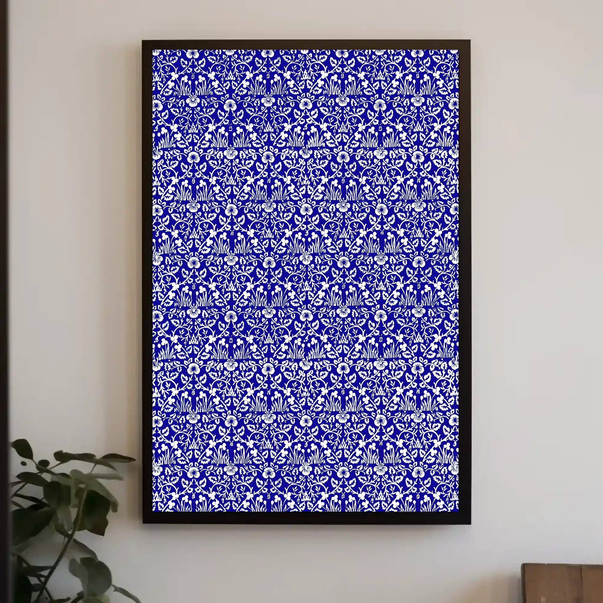 Abstract Floral Pattern Poster PosterGoat