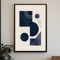 Abstract Geometric Art Minimalist Style Poster for Modern Decor PosterGoat