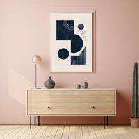 Abstract Geometric Art Minimalist Style Poster for Modern Decor PosterGoat