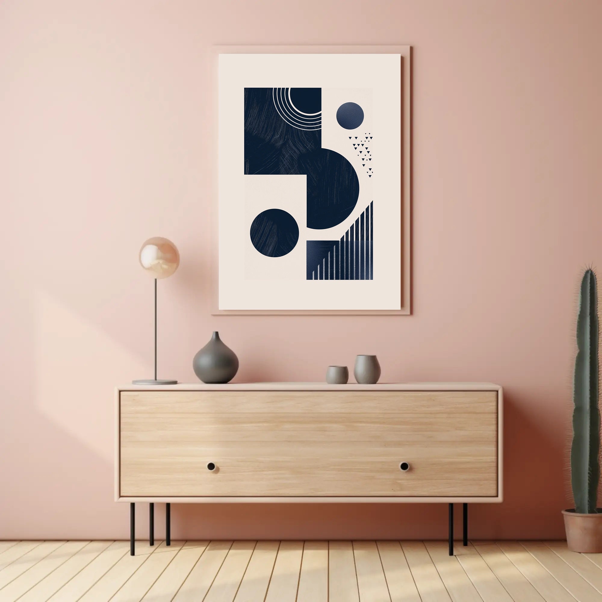 Abstract Geometric Art Minimalist Style Poster for Modern Decor PosterGoat