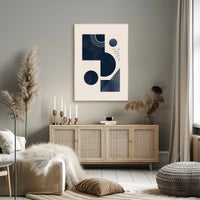 Abstract Geometric Art Minimalist Style Poster for Modern Decor PosterGoat