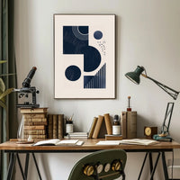 Abstract Geometric Art Minimalist Style Poster for Modern Decor PosterGoat