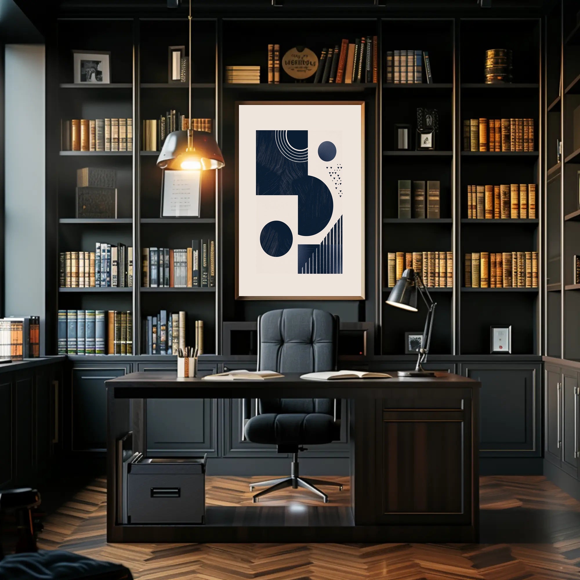 Abstract Geometric Art Minimalist Style Poster for Modern Decor PosterGoat