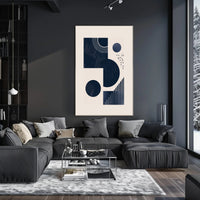 Abstract Geometric Art Minimalist Style Poster for Modern Decor PosterGoat