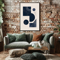 Abstract Geometric Art Minimalist Style Poster for Modern Decor PosterGoat