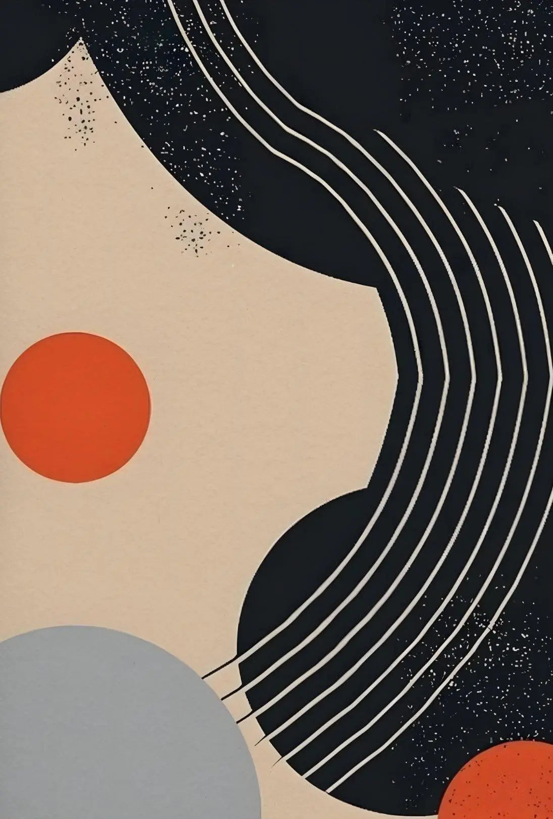 Abstract Geometric Modern Art Wall Decor Poster PosterGoat