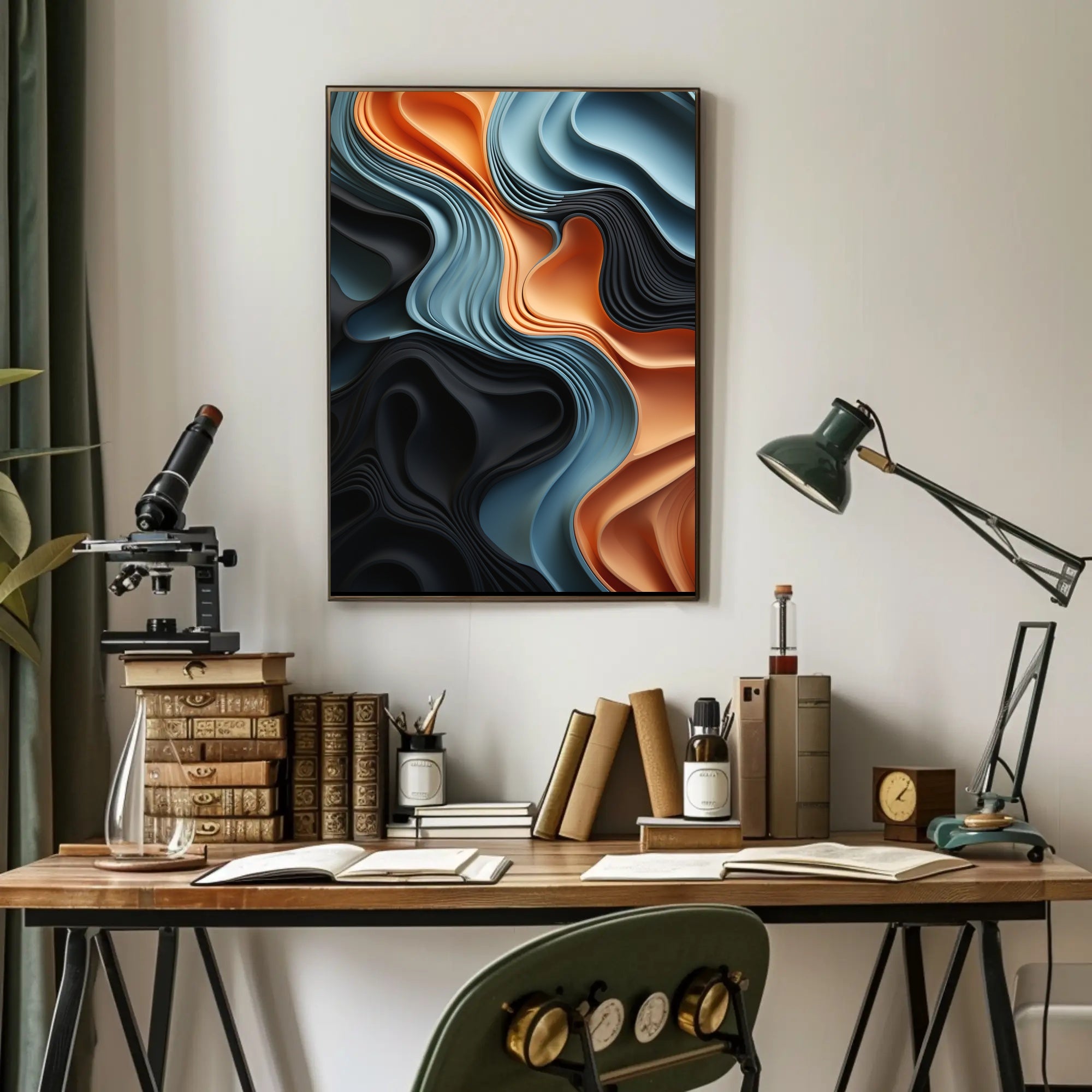 Abstract Movement Art Print: Abstract, Artistic, or Pop Culture Poster PosterGoat