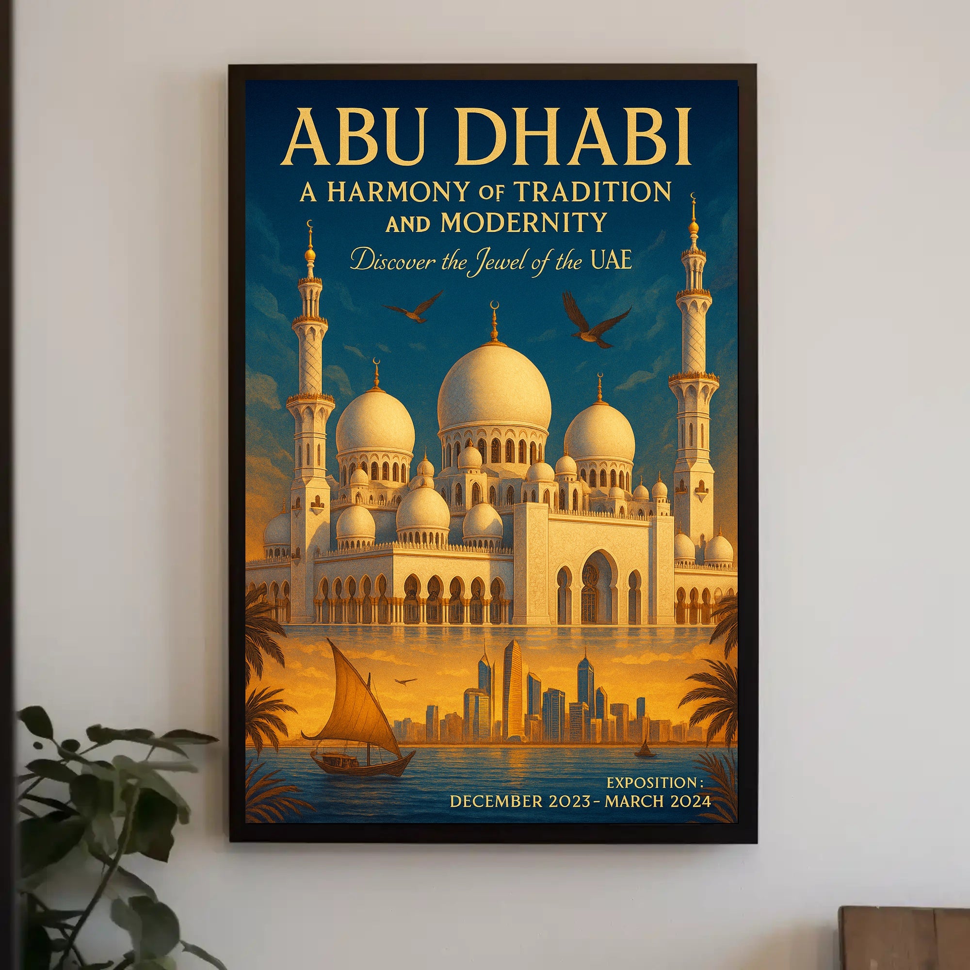 Abu Dhabi A Harmony Of Tradition And Poster PosterGoat