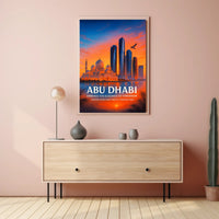 Abu Dhabi Embrace the Elegance of Tomorrow Poster PosterGoat