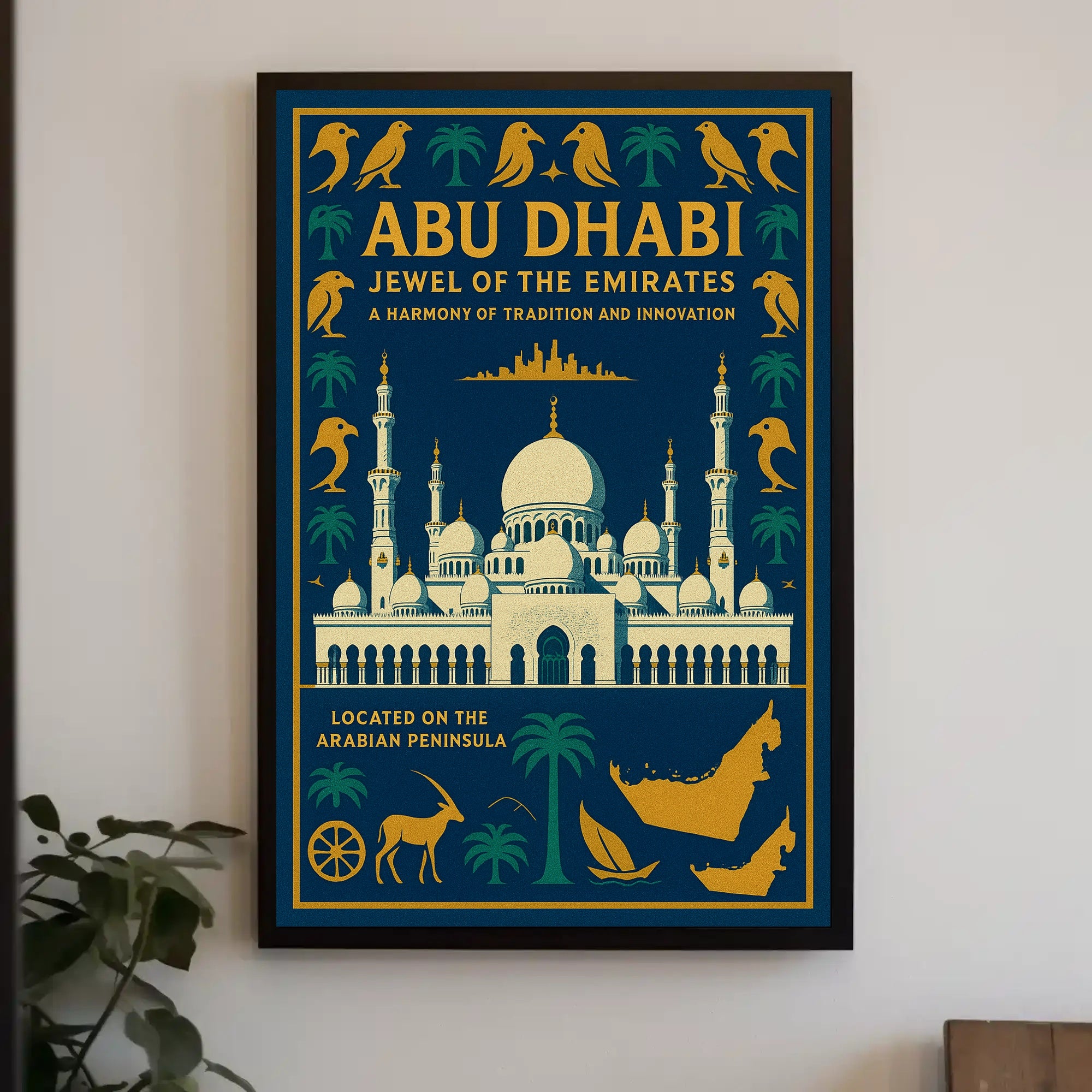 Abu Dhabi Jewel Of The Emirates Poster PosterGoat