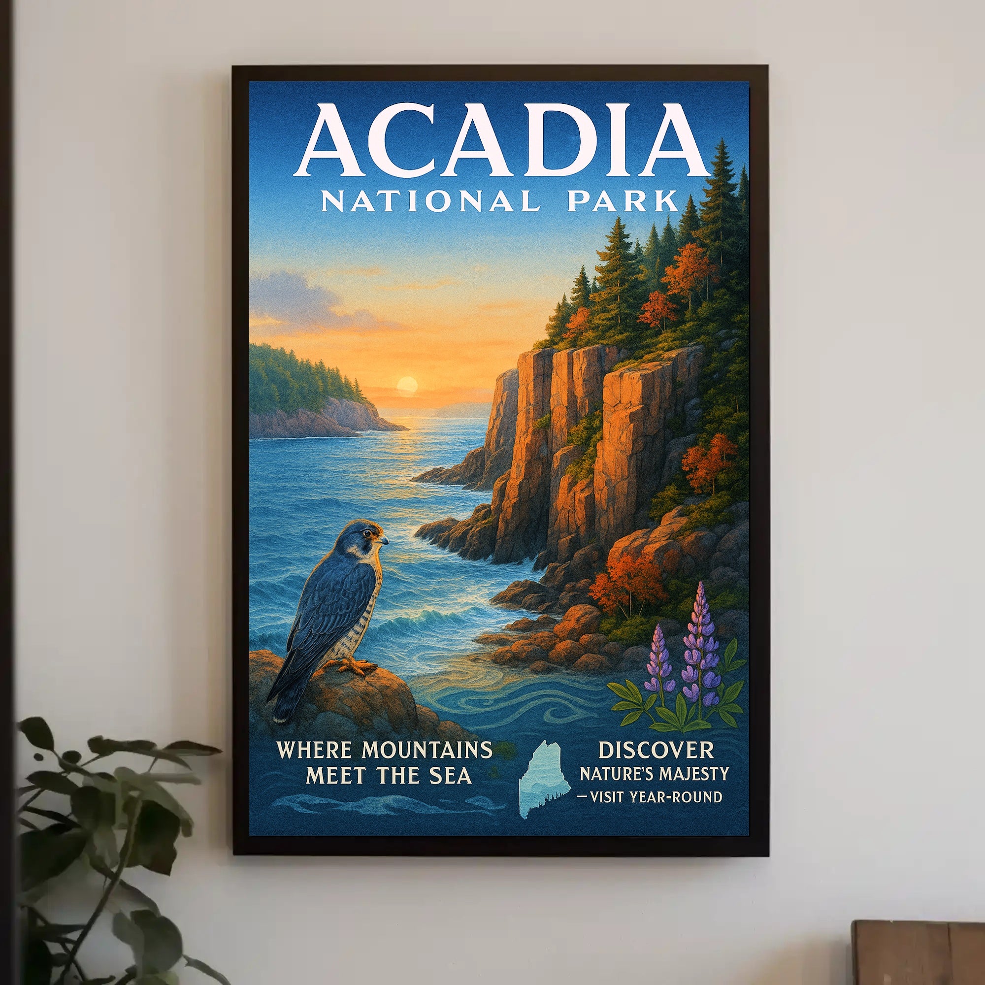 Acadia National Park Nature's Majesty Poster PosterGoat