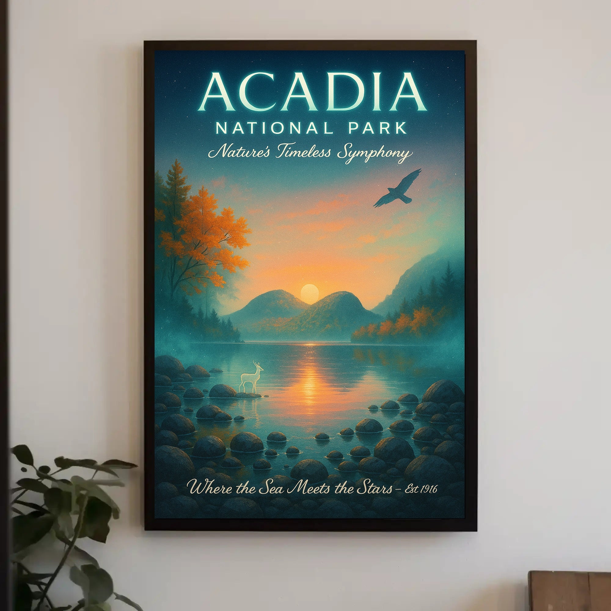 Acadia National Park Nature's Symphony Poster PosterGoat