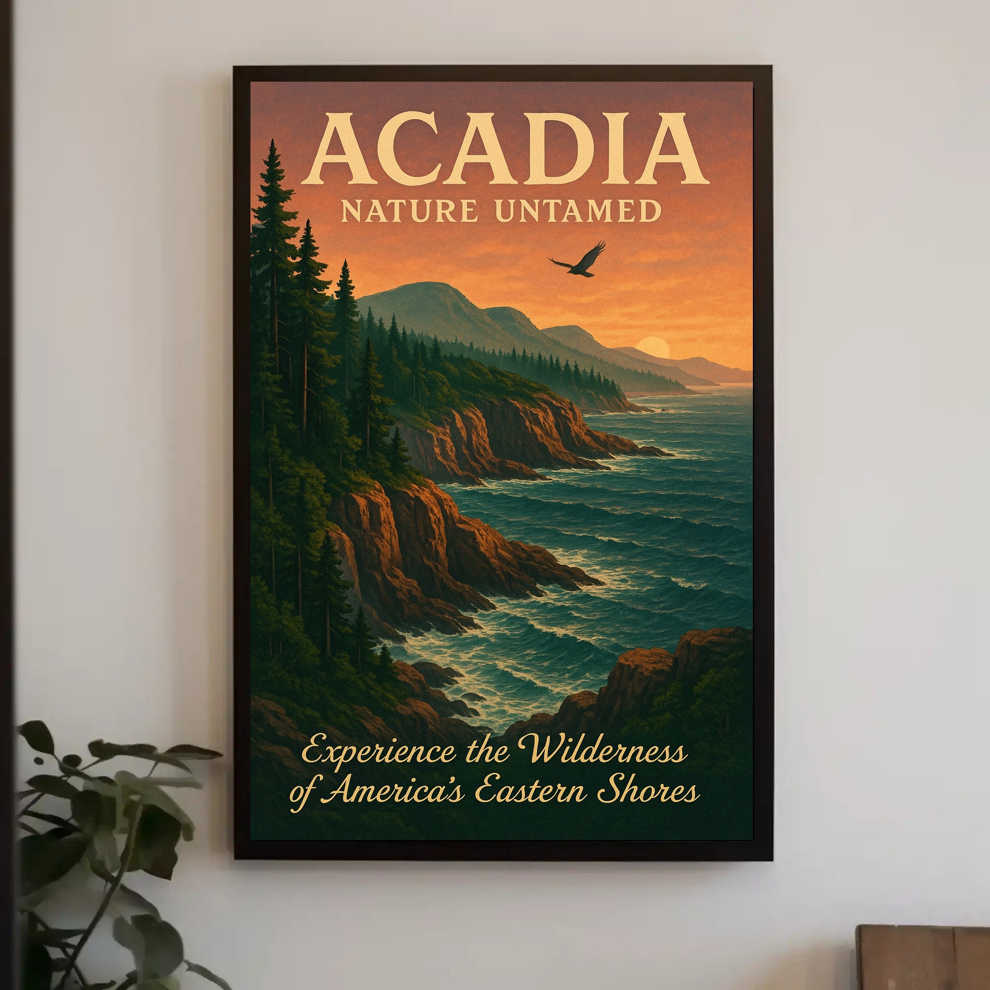 Acadia Nature Untamed Poster PosterGoat