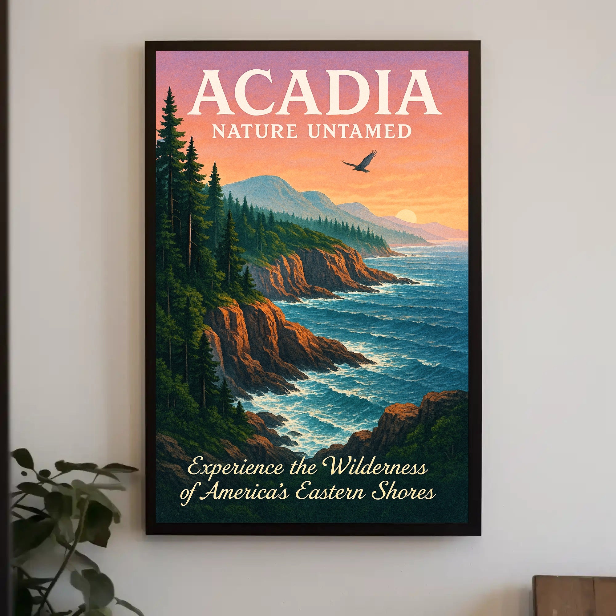 Acadia Nature Untamed Poster PosterGoat