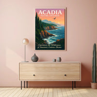 Acadia Nature Untamed Poster PosterGoat