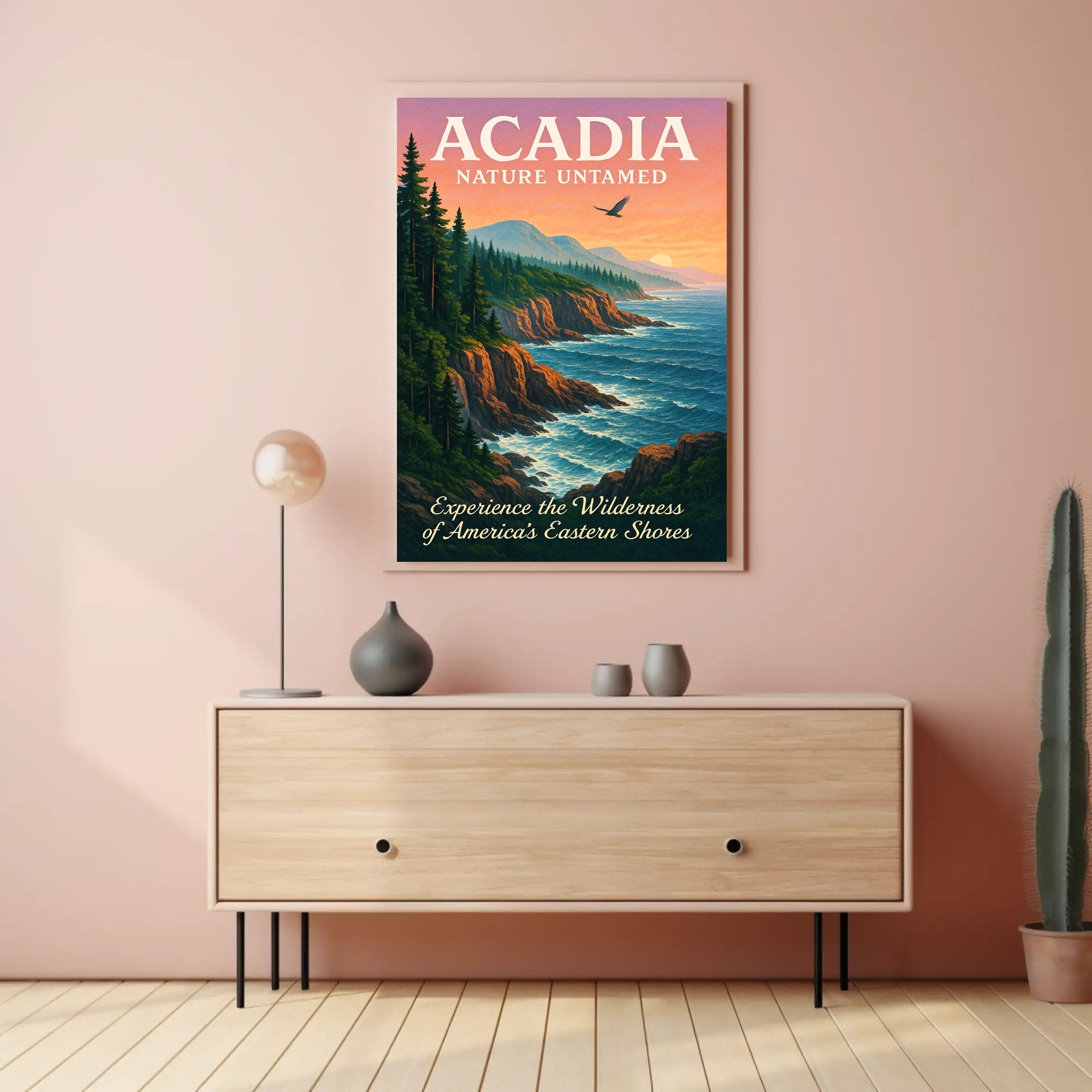 Acadia Nature Untamed Poster PosterGoat