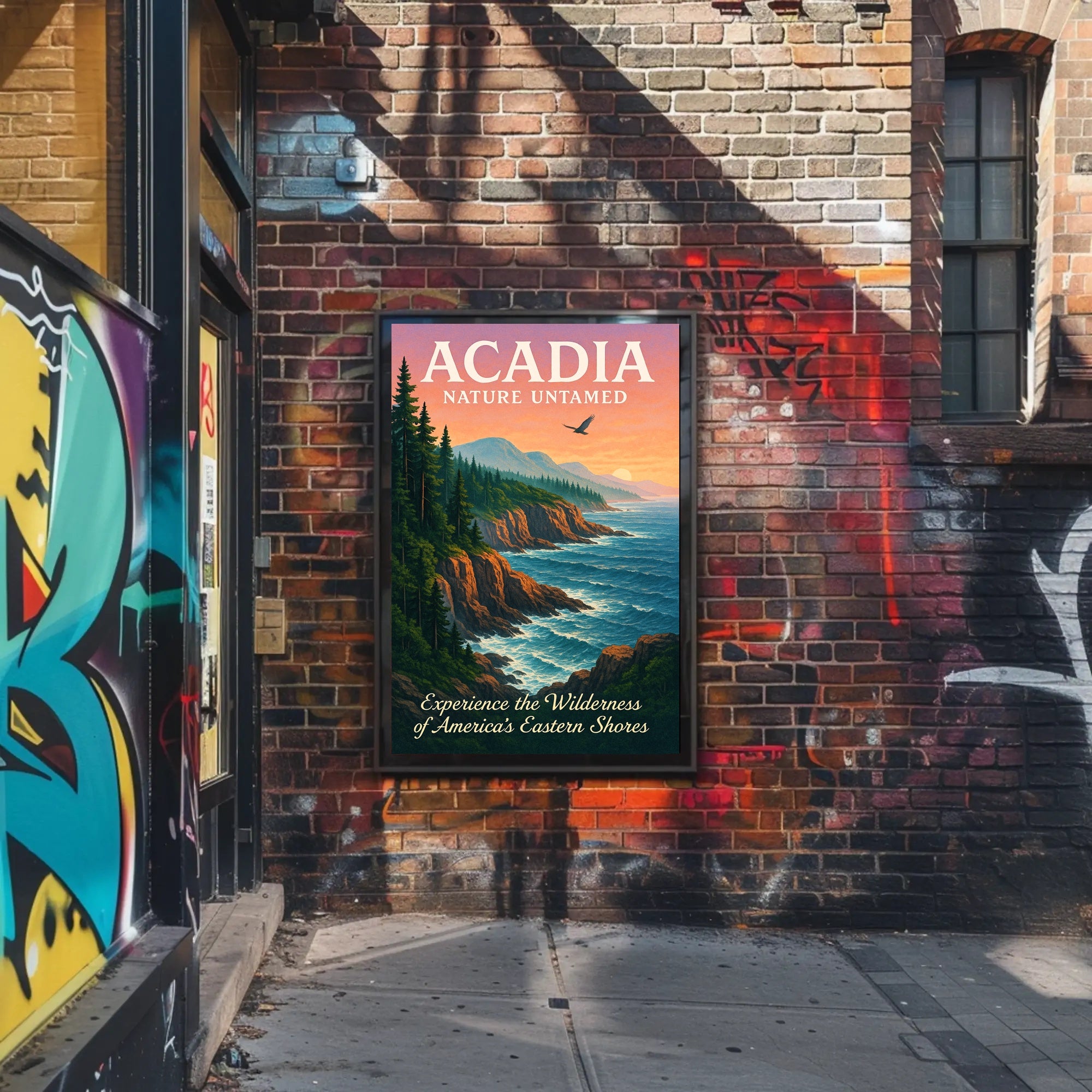 Acadia Nature Untamed Poster PosterGoat
