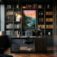 Acadia Nature Untamed Poster PosterGoat