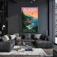 Acadia Nature Untamed Poster PosterGoat