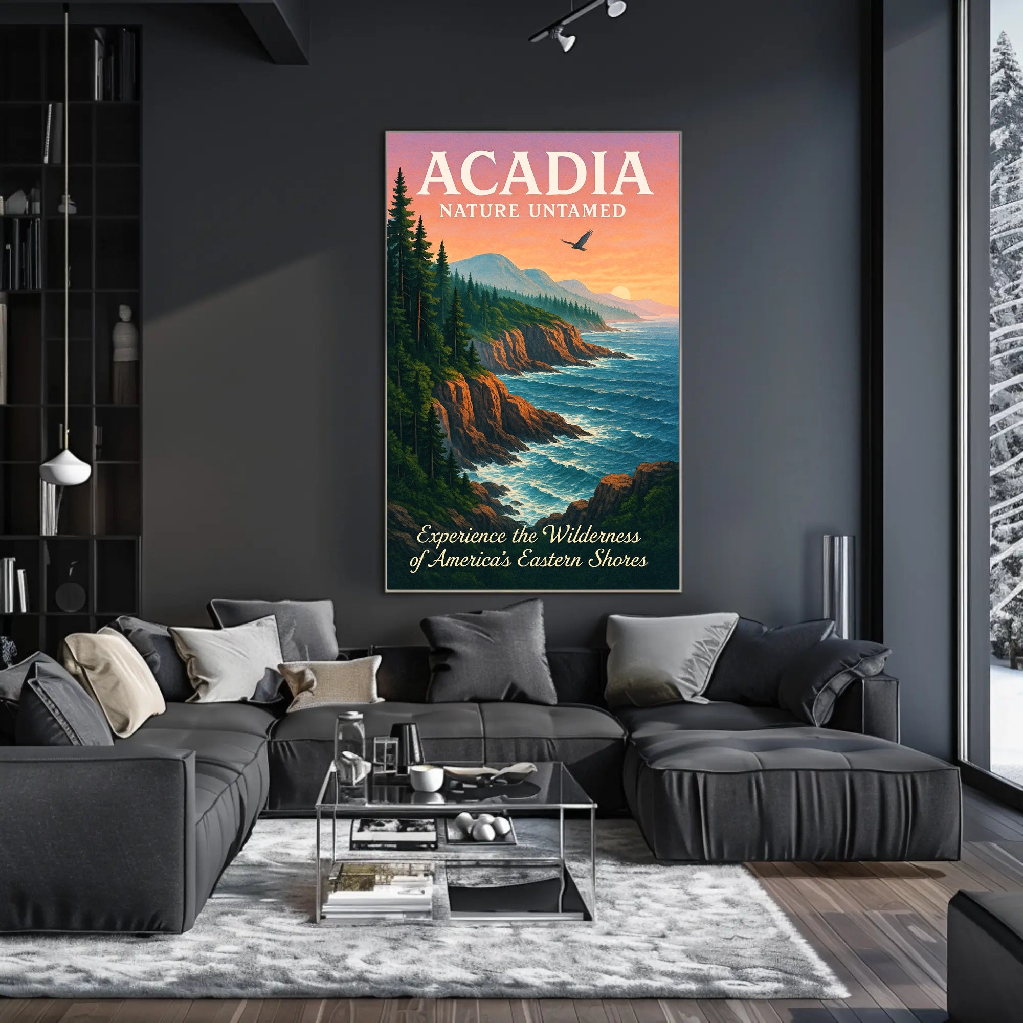 Acadia Nature Untamed Poster PosterGoat