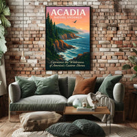 Acadia Nature Untamed Poster PosterGoat