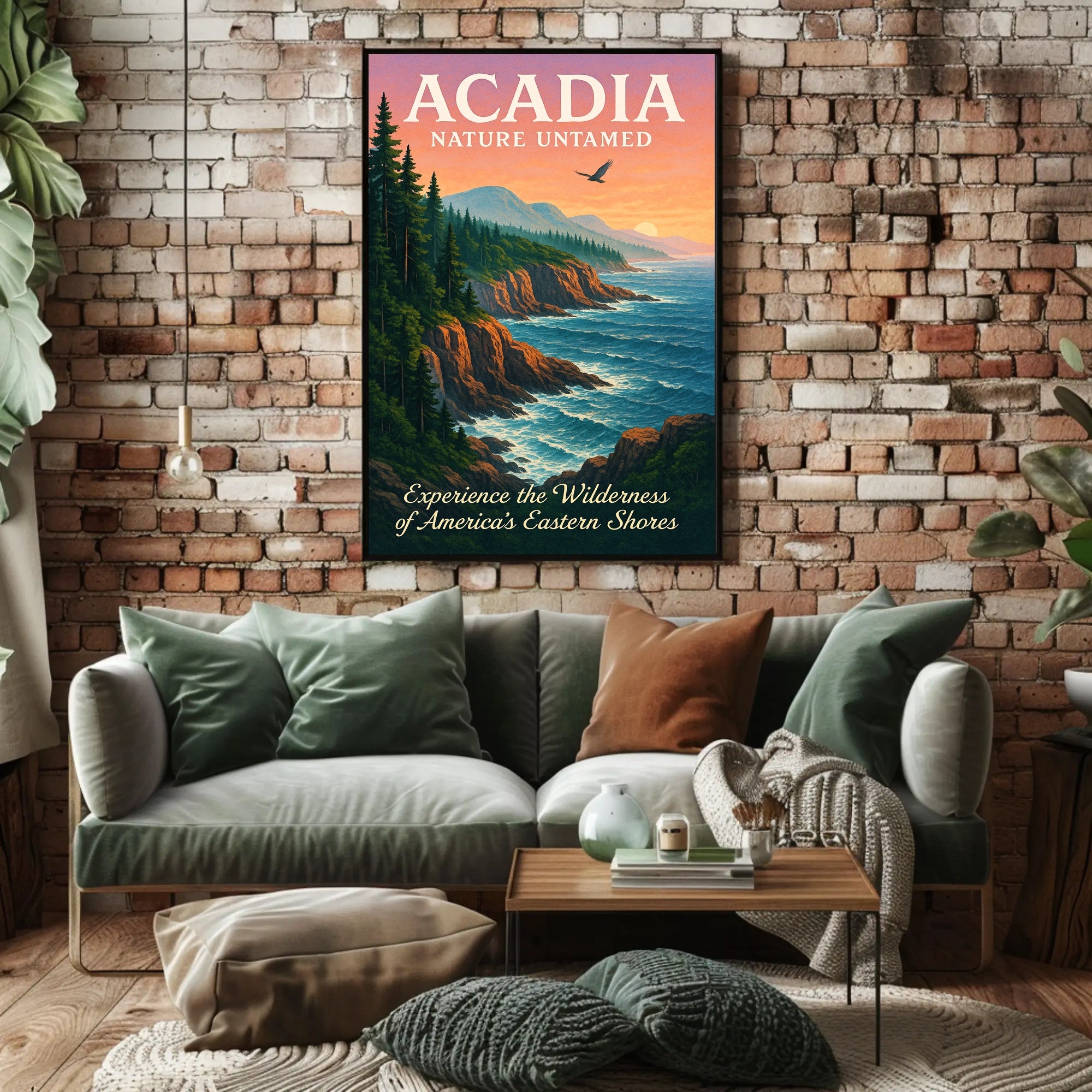 Acadia Nature Untamed Poster PosterGoat