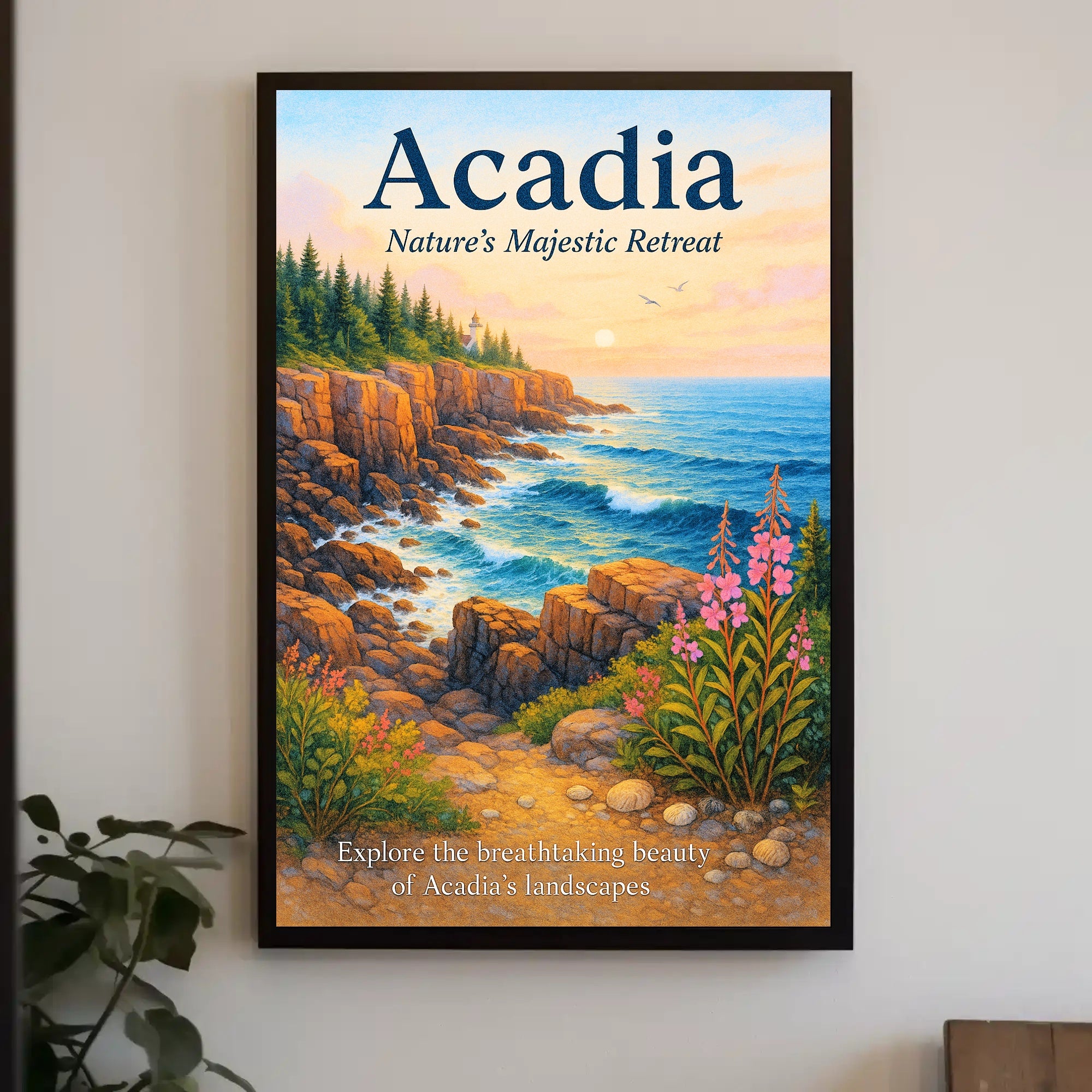 Acadia Nature's Majestic Retreat Poster PosterGoat