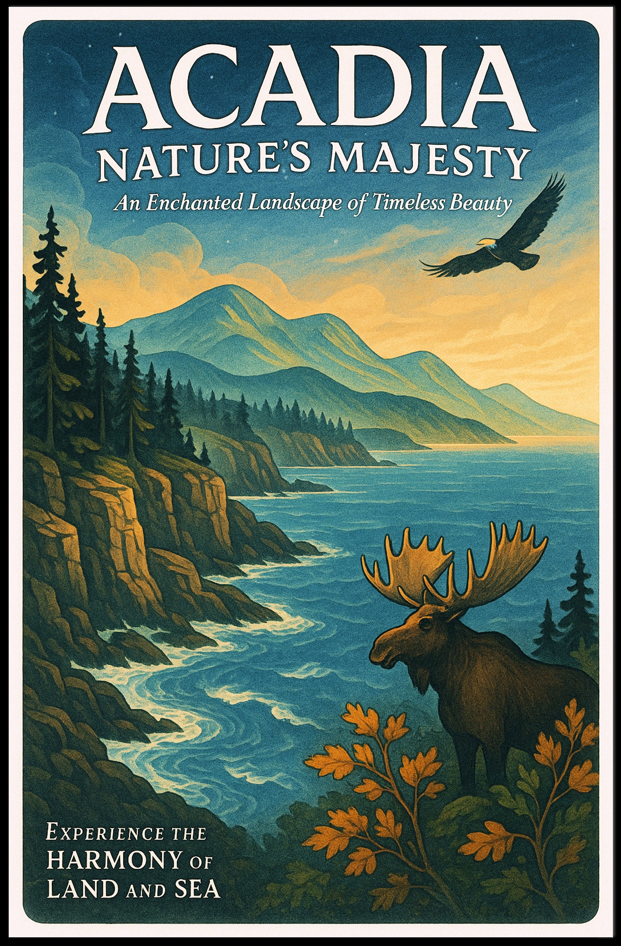 Acadia Nature's Majesty Poster PosterGoat
