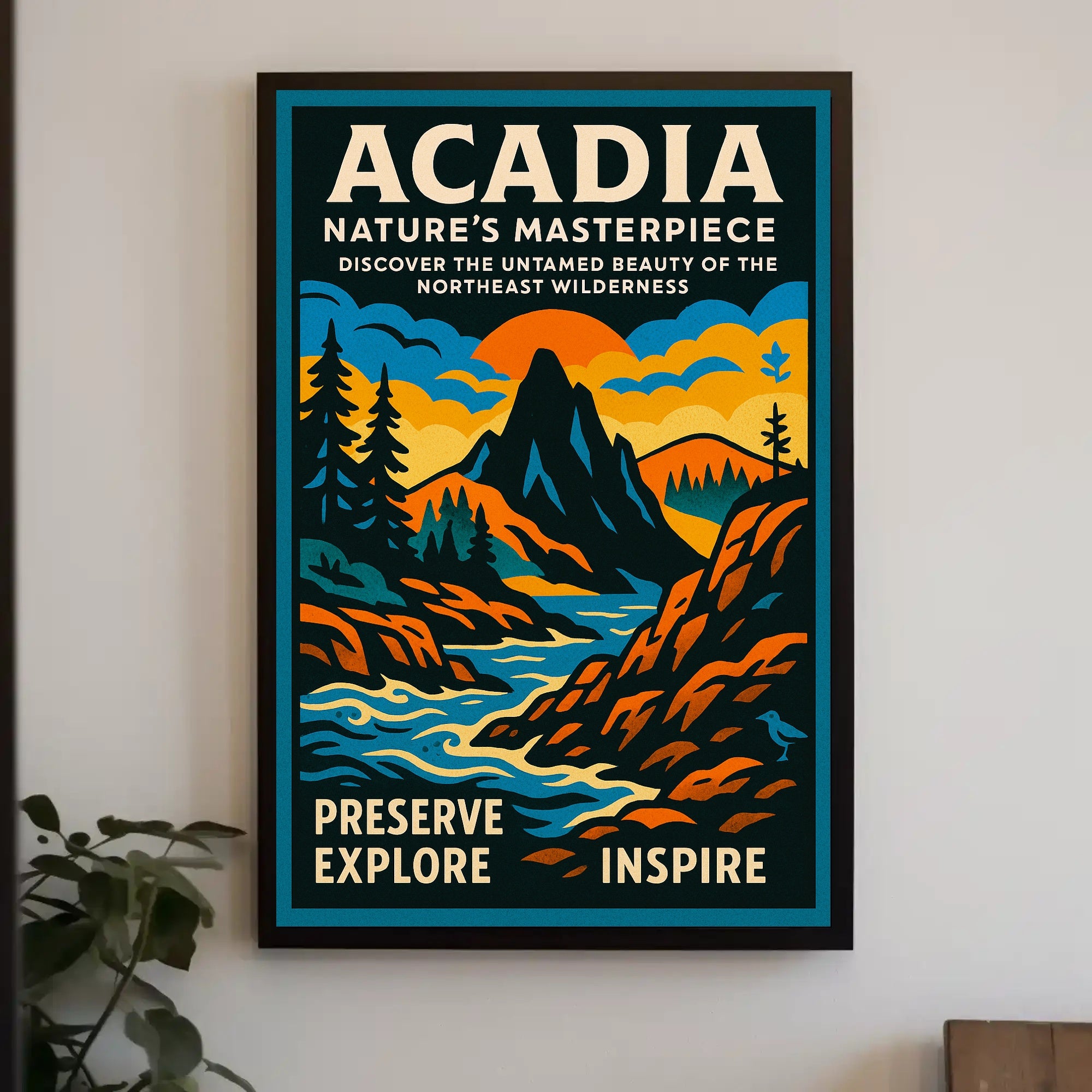 Acadia Nature’s Masterpiece Poster PosterGoat