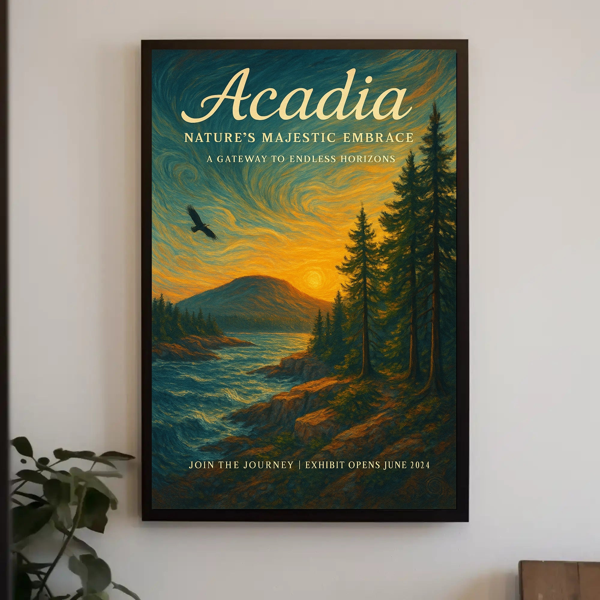 Acadia Natures Majestic Embrace Poster PosterGoat