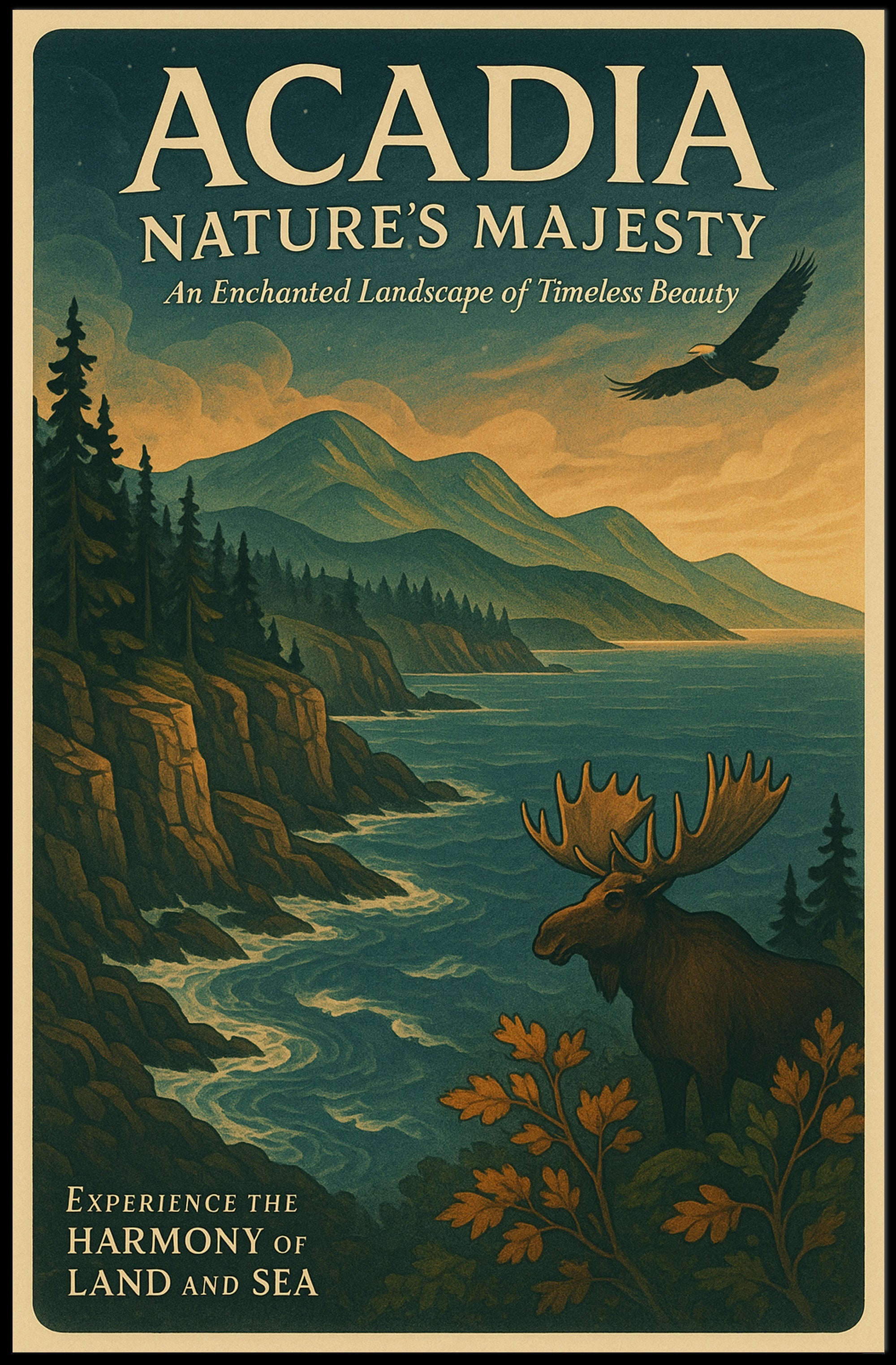 Acadia Natures Majesty Poster PosterGoat