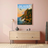 Acadia - Where Nature's Majesty Meets the Sea Poster PosterGoat