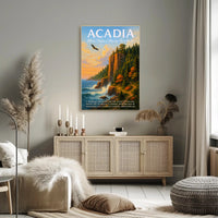 Acadia - Where Nature's Majesty Meets the Sea Poster PosterGoat