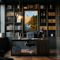 Acadia - Where Nature's Majesty Meets the Sea Poster PosterGoat