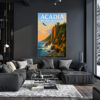 Acadia - Where Nature's Majesty Meets the Sea Poster PosterGoat