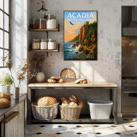 Acadia - Where Nature's Majesty Meets the Sea Poster PosterGoat