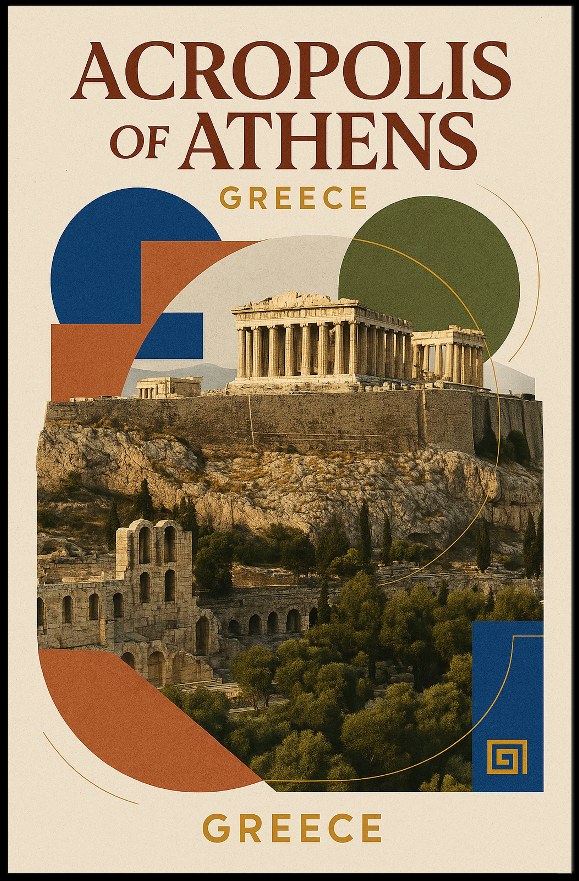 Acropolis of Athens Poster PosterGoat