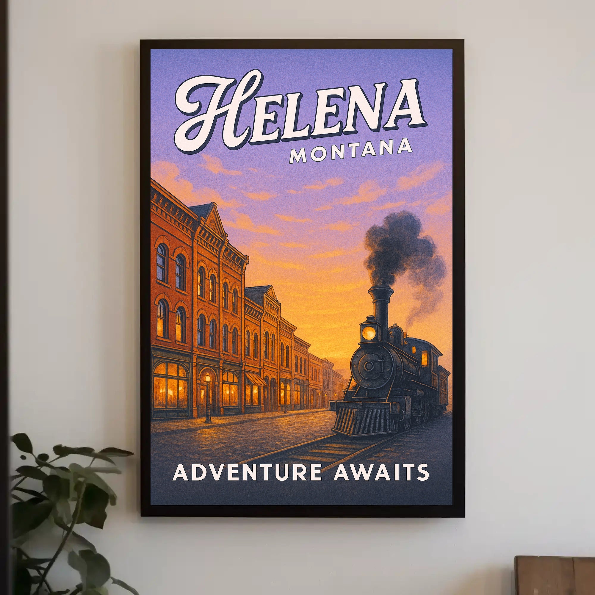 Adventure Awaits in Helena, Montana Poster PosterGoat