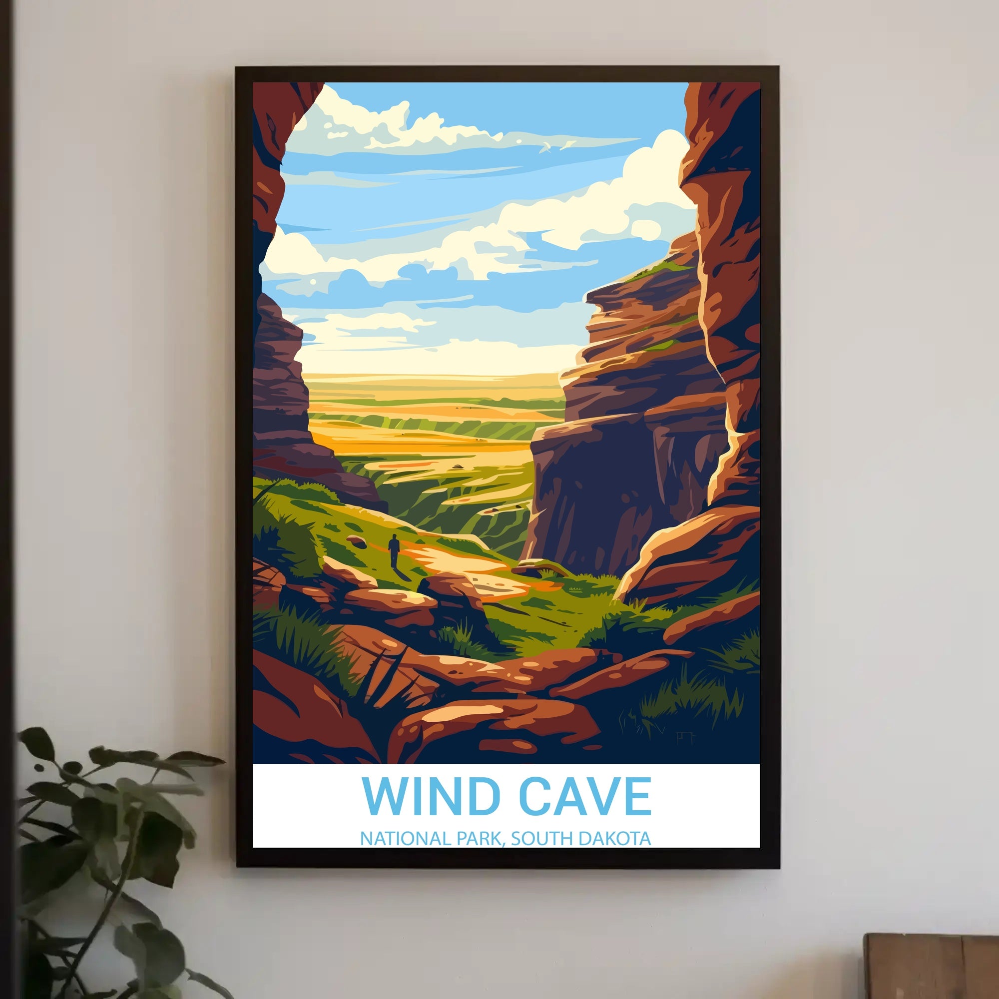 Adventure Awaits in Wind Cave National Park Poster PosterGoat