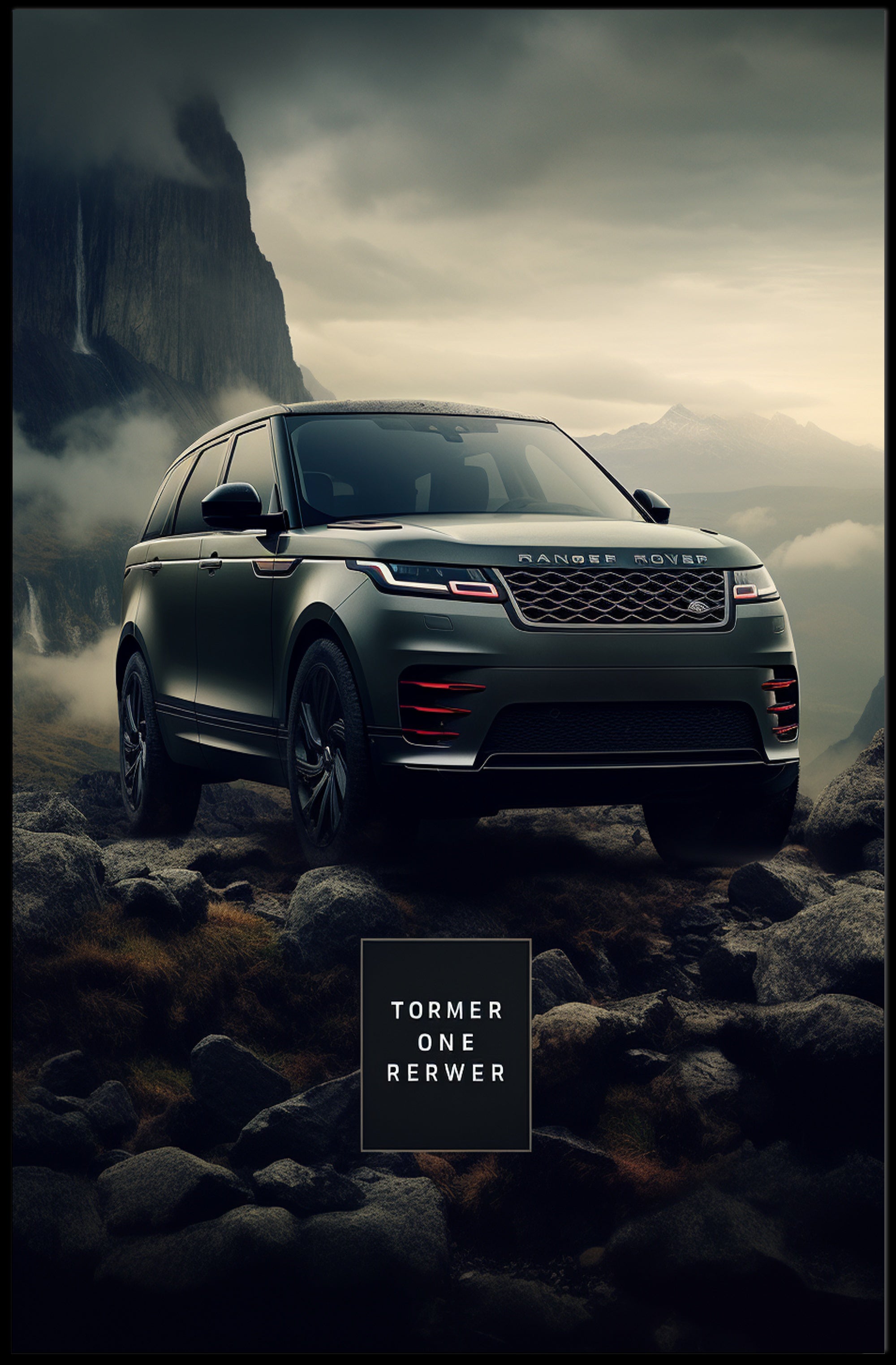 Adventure-Ready Luxury SUV Poster PosterGoat
