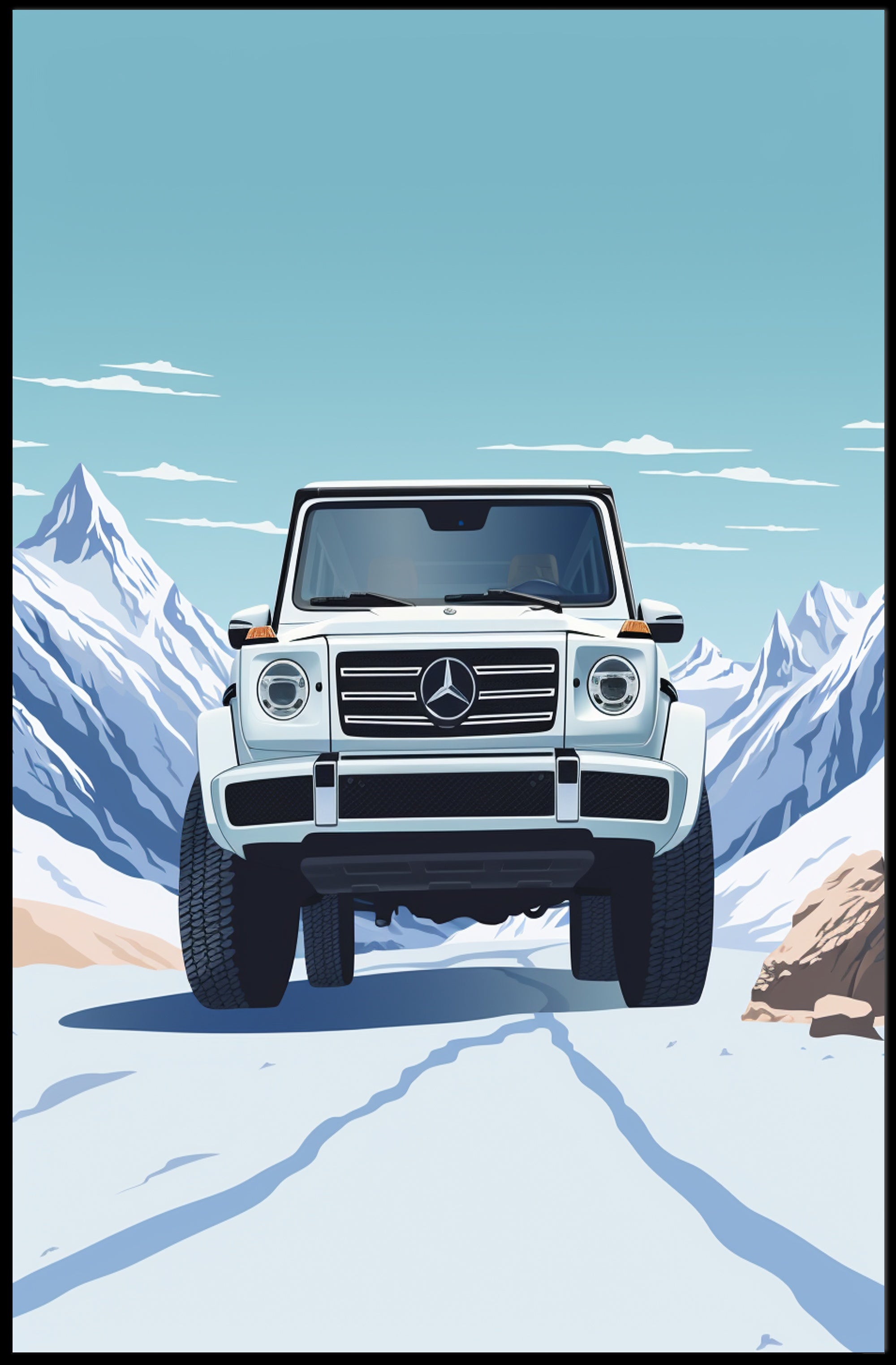 Adventure in the Mountains Poster PosterGoat