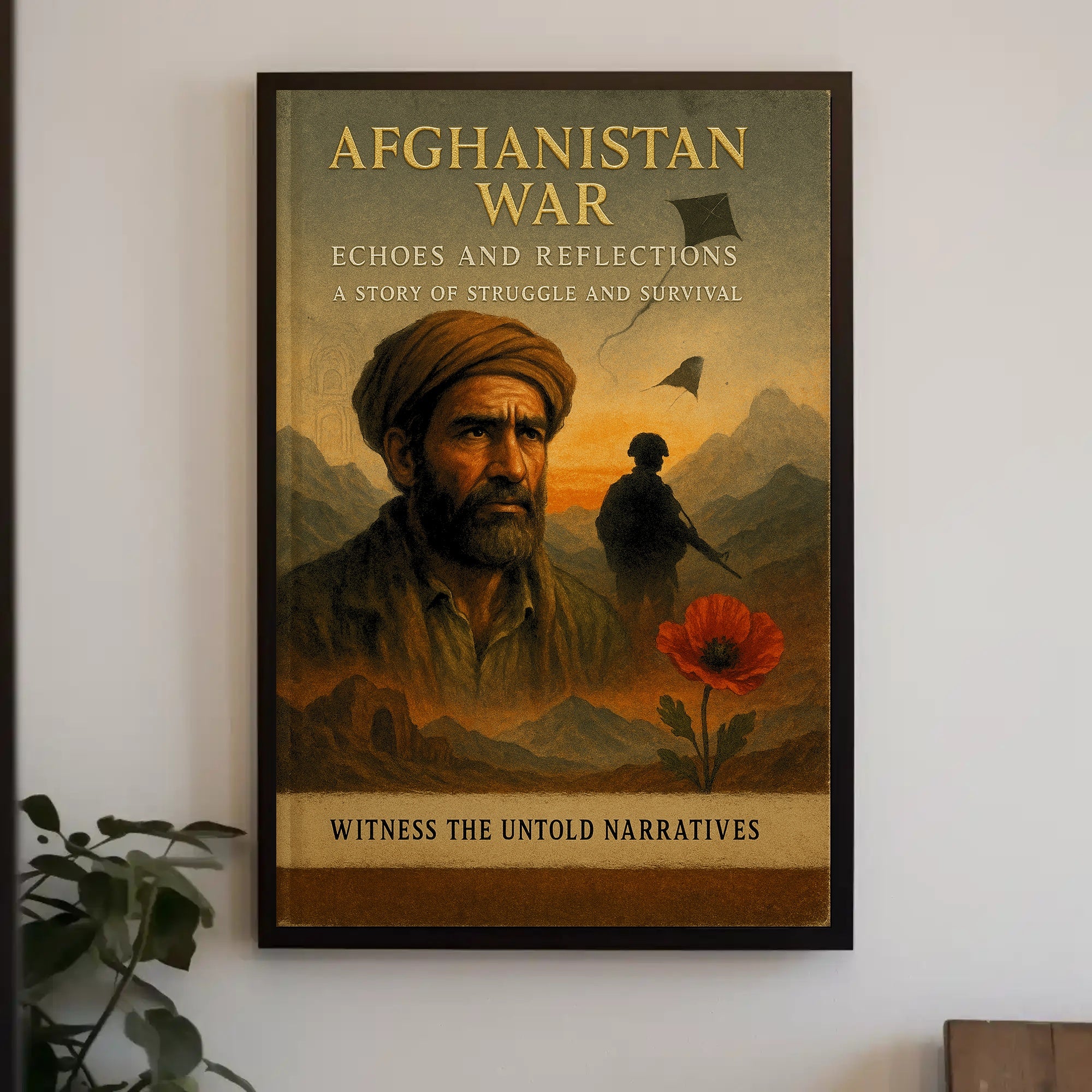 Afghanistan War Echoes and Reflections Poster PosterGoat